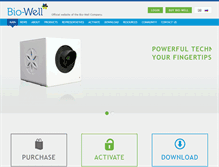 Tablet Screenshot of bio-well.com